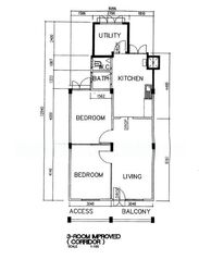 Blk 23 SIN MING VILLE (Bishan), HDB 3 Rooms #547795111